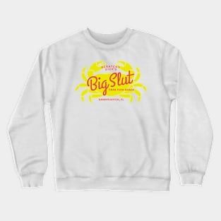 Crab Shack- Yellow Crewneck Sweatshirt